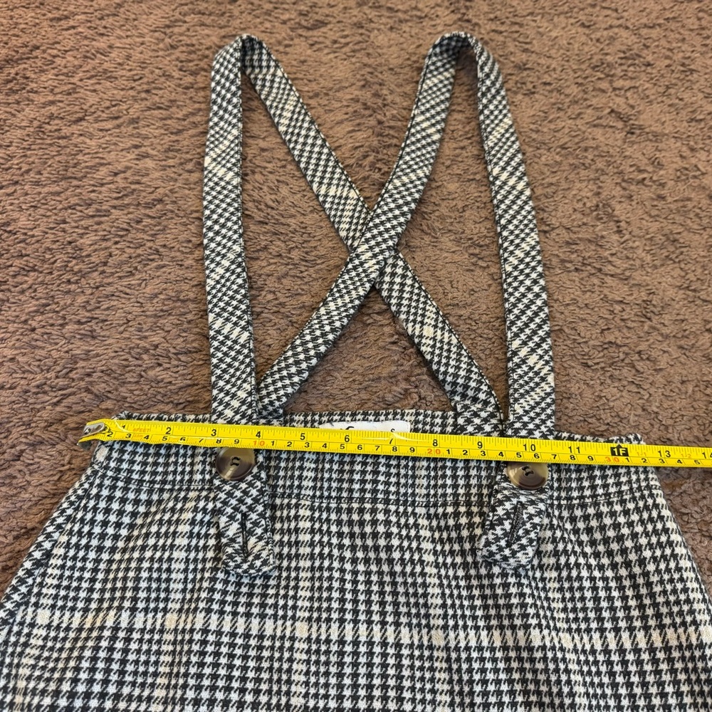 2 FOR $20Holluster Plaid Jumper Suspenders Pinafore Skirt Overalls School Girl S - Picture 9 of 10